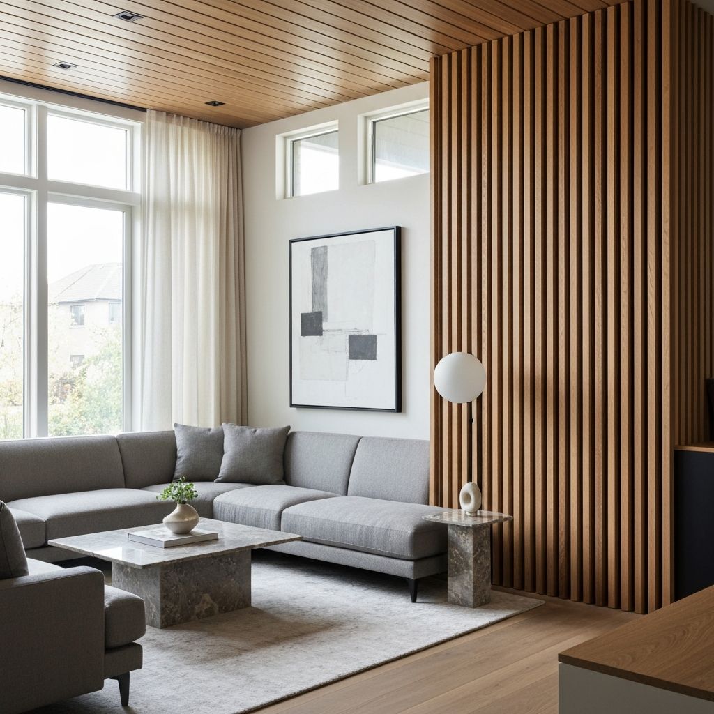 Oak Slat Wall Panel thumbnail 2